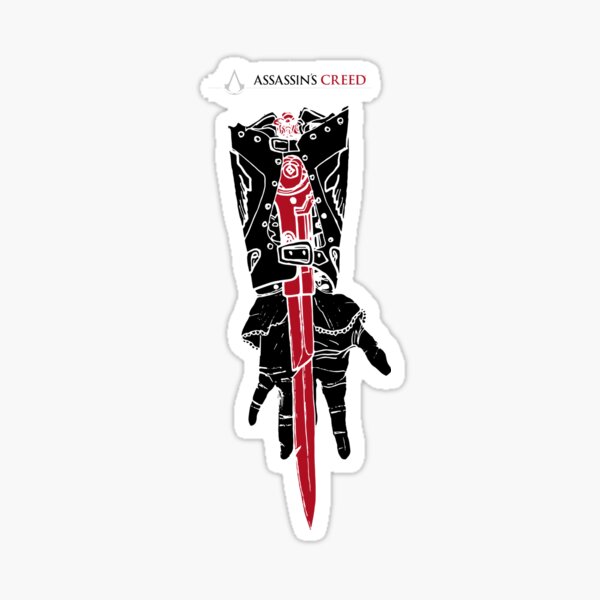 Artikel-Vorschau von Assassin’s Creed Hidden Blade (Schwarz & Rot), designt und verkauft von Graograman.