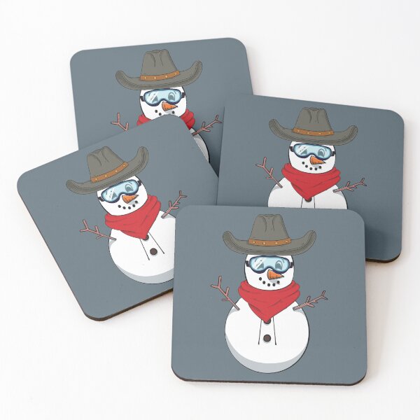 Item preview, Snowman wearing cowboy hat designed and sold by Donutlovers.