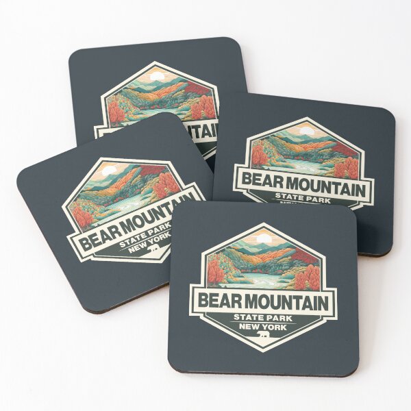 Item preview, Bear Mountain State Park New York Travel Art Badge designed and sold by KrisSidDesigns.