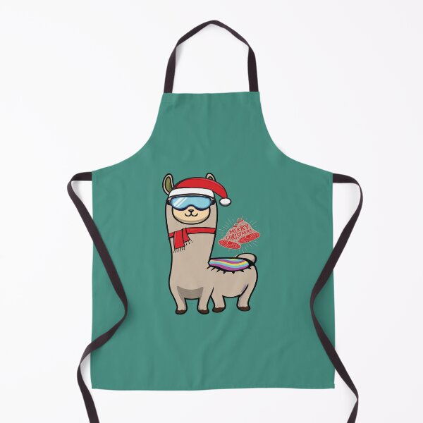Artikelvorschau, Cute Llamas wearing santa hat for Christmas  entworfen und verkauft von Donutlovers.