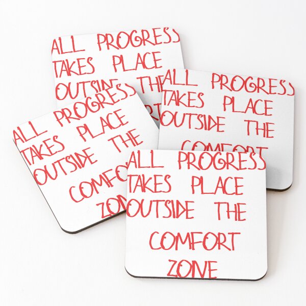 Item preview, All progress takes place outside the comfort zone designed and sold by kinpirks.