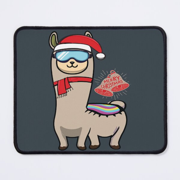 Item preview, Cute Llamas wearing santa hat for Christmas designed and sold by Donutlovers.