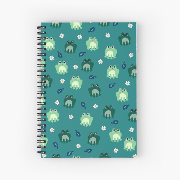 Item preview, Frog Nature Pattern designed and sold by KatieLibArt.
