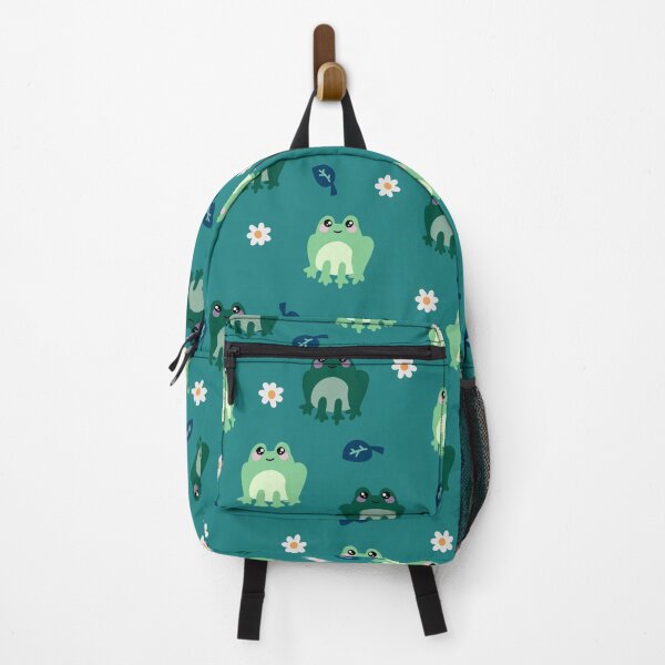 Item preview, Frog Nature Pattern designed and sold by KatieLibArt.