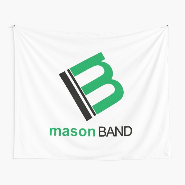 Mason Bands Logo Tapestry