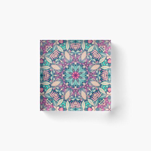 Item preview, Boho Foliage Violet Pattern designed and sold by SamJanner.