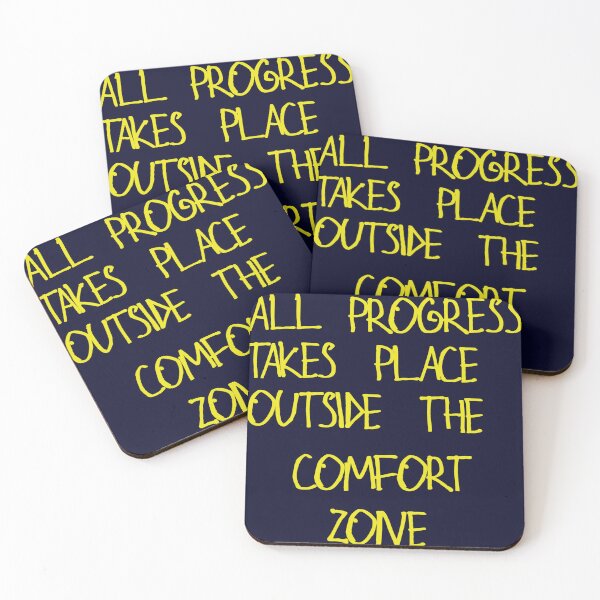 Item preview, All progress takes place outside the comfort zone designed and sold by kinpirks.