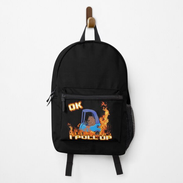 Item preview, Ok I Pull Up Capybara Meme Fire Design designed and sold by RoserinArt.