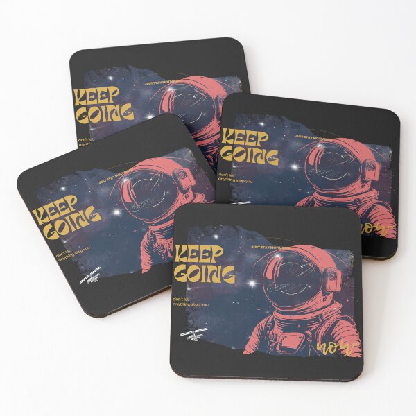 Item preview, Reach for the Stars: Motivational Astronaut prints designed and sold by All-About-Life.