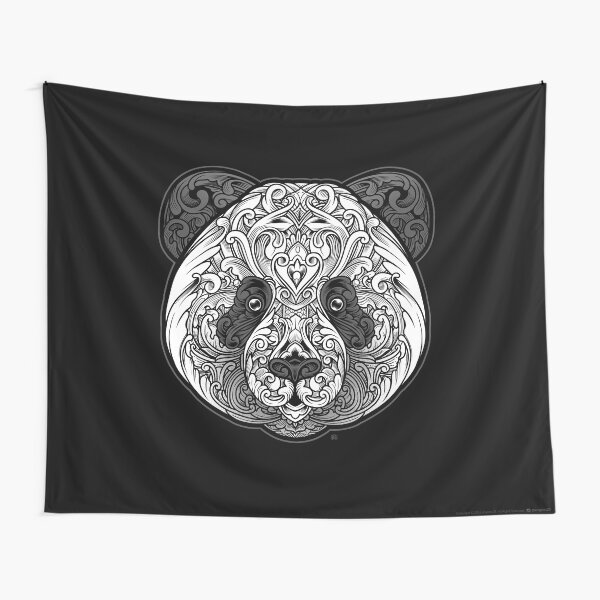 Ornate Panda Tapestry