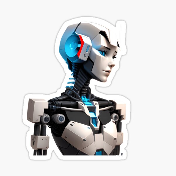 Robots in Motion: A Captivating Visual Journey Sticker