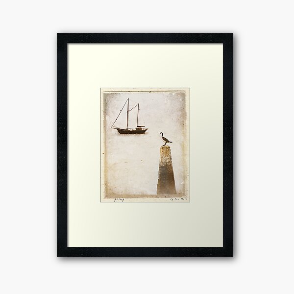 g o i n g Framed Art Print
