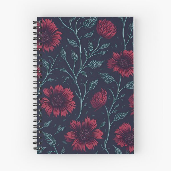 Item preview, Red Color Floral Pattern designed and sold by DesignCentrum.
