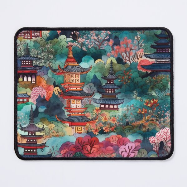 Item preview, Japanese Pagodas designed and sold by pinkal.