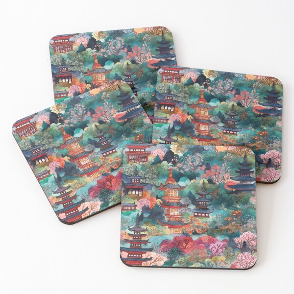 Item preview, Japanese Pagodas designed and sold by pinkal.