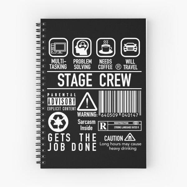 Item preview, Super Funny Stage Crew - Backstage Tech Week Theatre designed and sold by JukeLox.