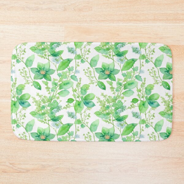 Item preview, Enchanted Ferns: An Extraordinary Watercolor Pattern of Alluring Green Flowers designed and sold by CelTopSkinz.