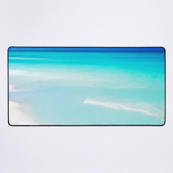 Item preview, Tropical Aquamarine & Turquois Gentle Waves Washing Up On A Beautiful Sandy White Beach designed and sold by BBGIFTSUK.