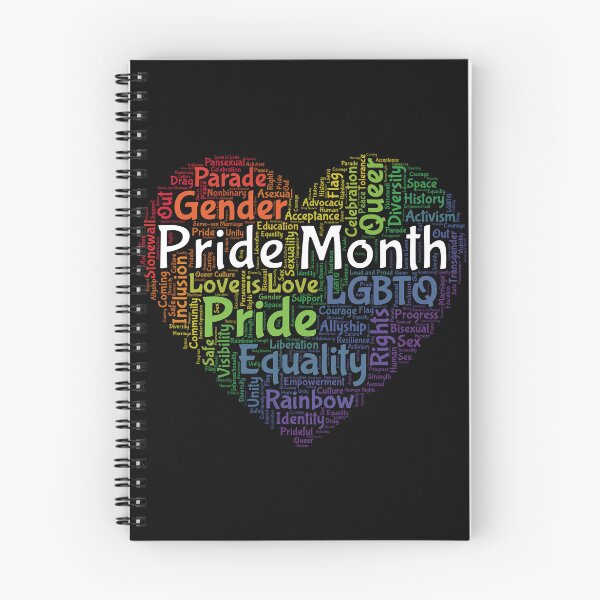 Item preview, Pride Month Heart Word Art designed and sold by DaniGirls.
