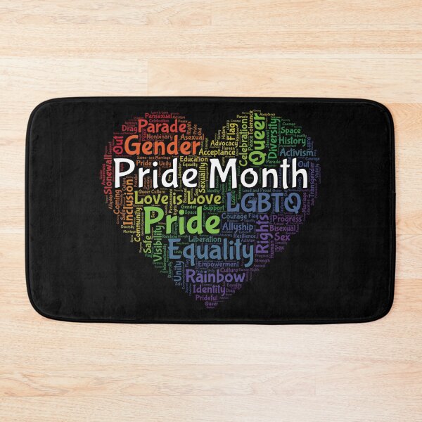 Item preview, Pride Month Heart Word Art designed and sold by DaniGirls.