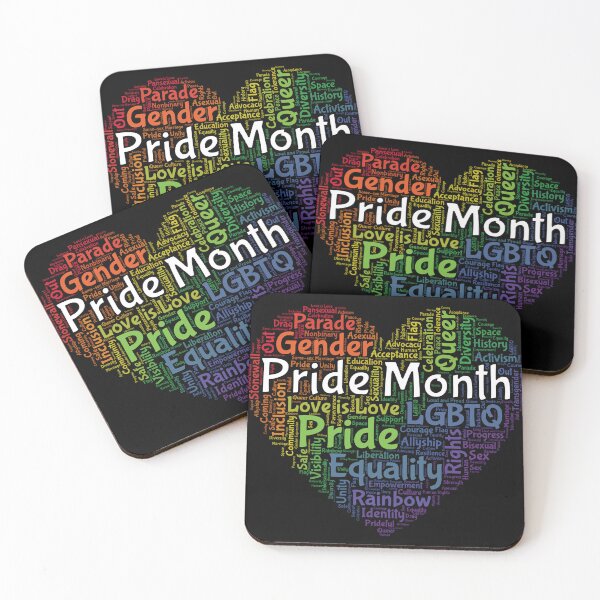 Item preview, Pride Month Heart Word Art designed and sold by DaniGirls.