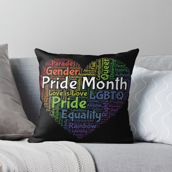 Item preview, Pride Month Heart Word Art designed and sold by DaniGirls.