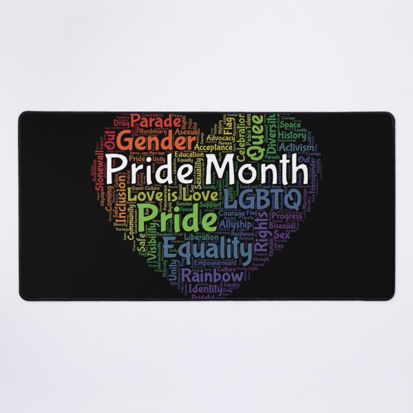Item preview, Pride Month Heart Word Art designed and sold by DaniGirls.