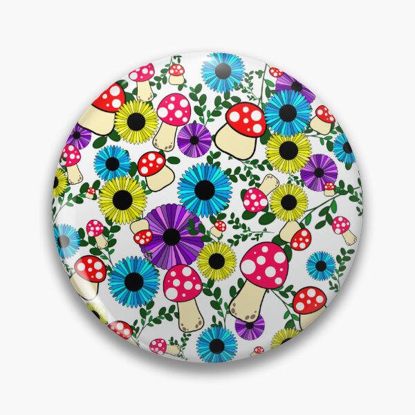 Item preview, Mushroom and Flower design designed and sold by Alyssas-AAA.