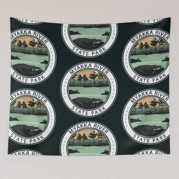 Item preview, Myakka River State Park Florida Badge designed and sold by KrisSidDesigns.