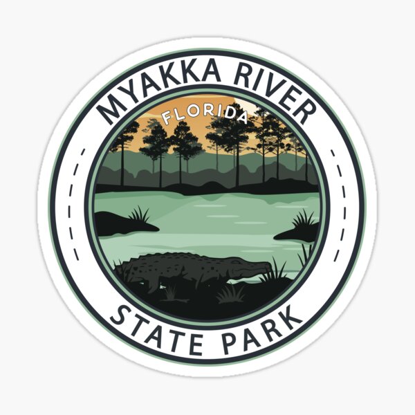 Item preview, Myakka River State Park Florida Badge designed and sold by KrisSidDesigns.