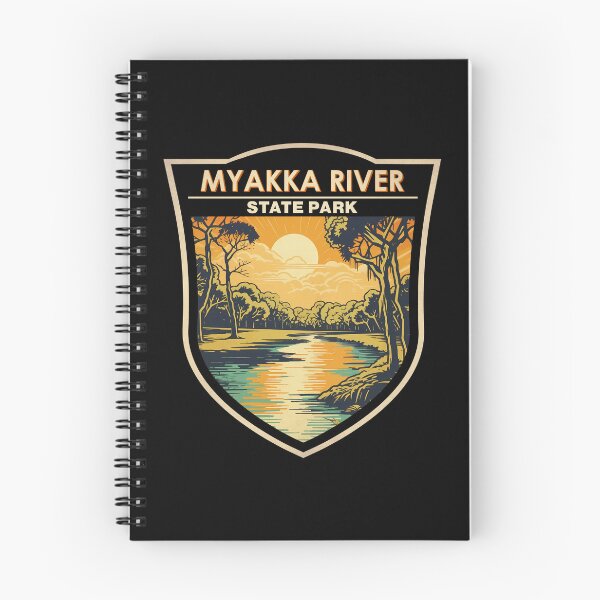 Item preview, Myakka River State Park Florida Sunset Badge designed and sold by KrisSidDesigns.