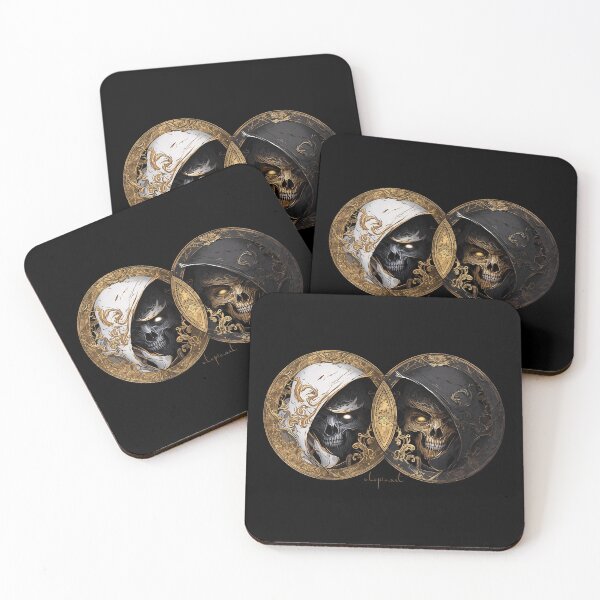 Item preview, Skull Amulet: Bright side and dark side of death designed and sold by utopio-art.