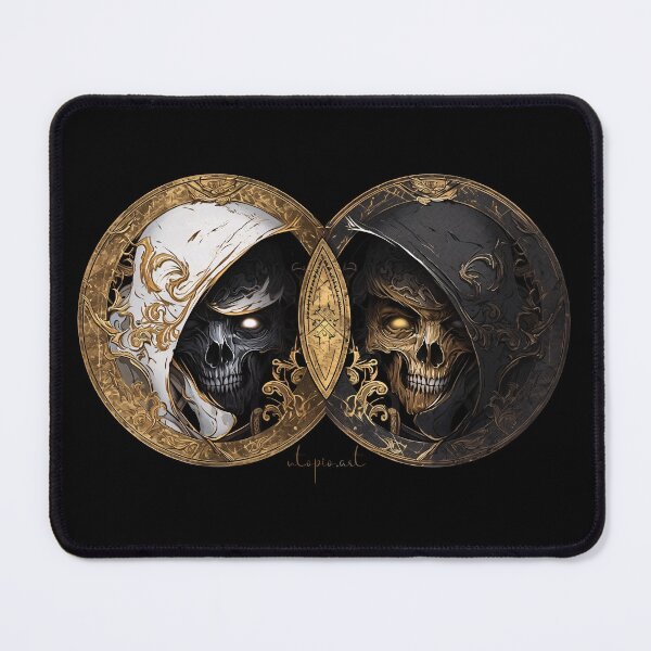 Item preview, Skull Amulet: Bright side and dark side of death designed and sold by utopio-art.