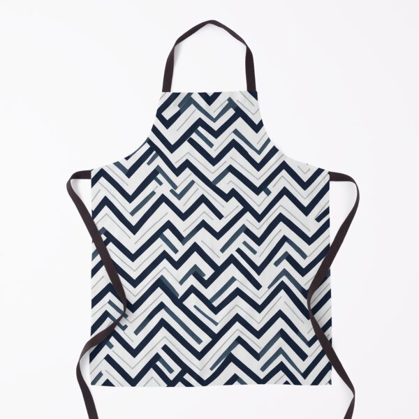 Item preview, Seamless Chevron Pattern - Blue Black and White Chevron Design designed and sold by TGAL2.