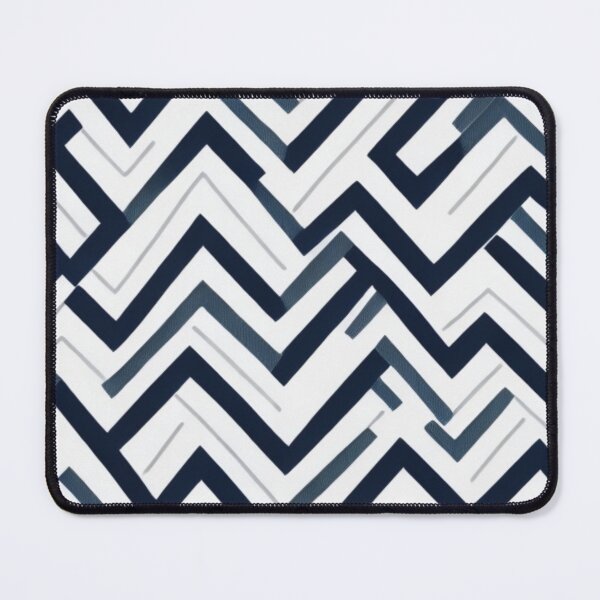 Item preview, Seamless Chevron Pattern - Blue Black and White Chevron Design designed and sold by TGAL2.