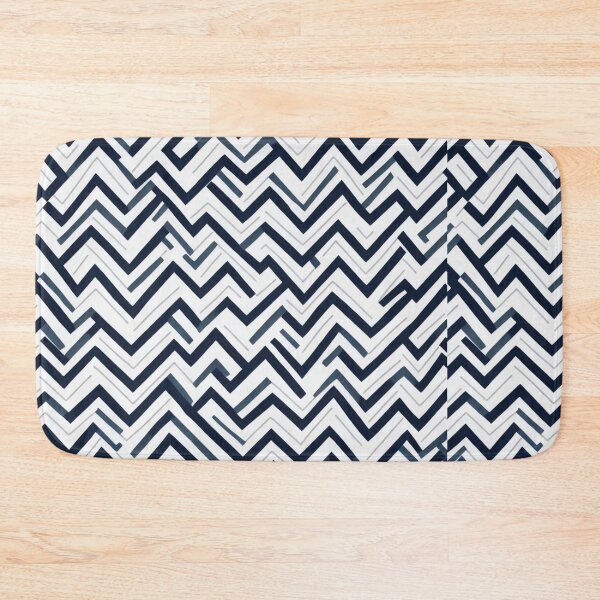 Item preview, Seamless Chevron Pattern - Blue Black and White Chevron Design designed and sold by TGAL2.