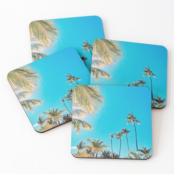 Item preview, Beautiful palms and beach designed and sold by lisbethfrias.