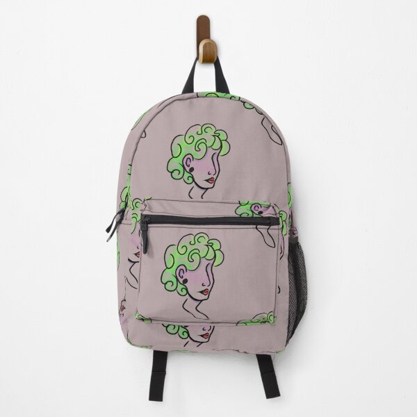 Item preview, green curlers girl designed and sold by Kalyarena.