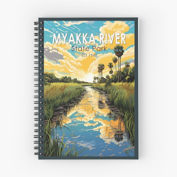 Item preview, Myakka River State Park Florida Travel Art Vintage designed and sold by KrisSidDesigns.