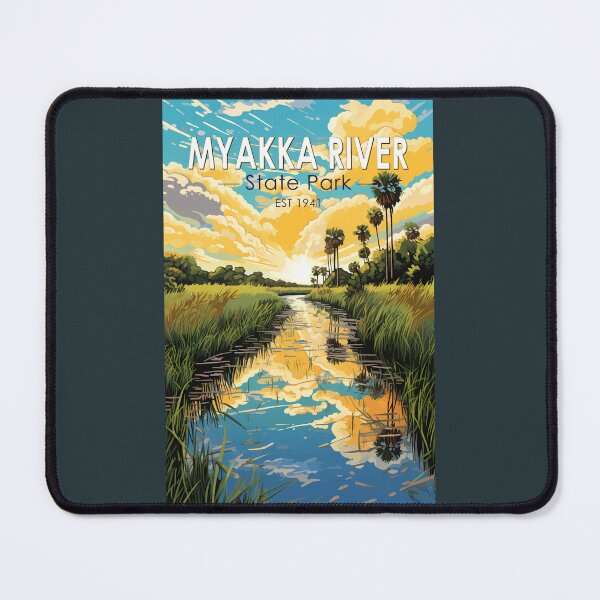 Item preview, Myakka River State Park Florida Travel Art Vintage designed and sold by KrisSidDesigns.