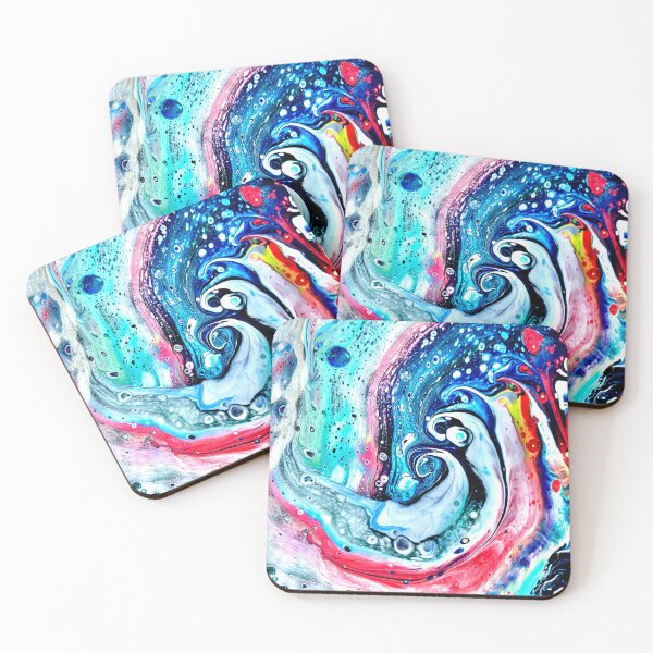 Item preview, Sea wave acrylic pour  designed and sold by baksuart.