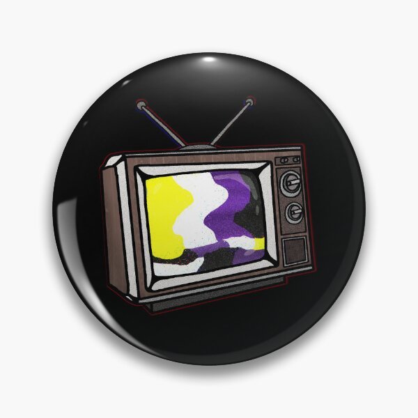 Item preview, Retro TV - Nonbinary -Pride 2023  designed and sold by AmbiguousNothin.