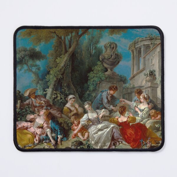 Item preview, The Bird Catchers | Francois Boucher | 1748 Rococo Art designed and sold by CJET.