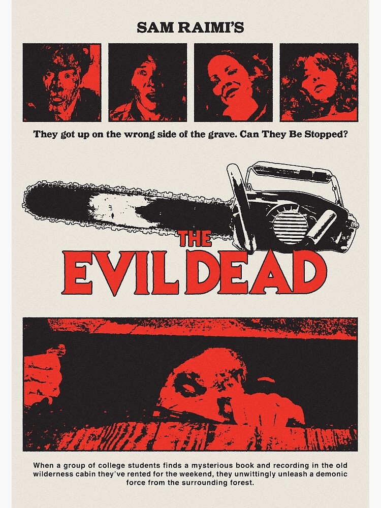 EVIL DEAD 1981 Alternative Movie Poster Print 