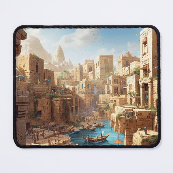 Item preview, City By The Stream designed and sold by PyramidSchmear.