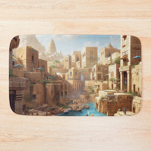 Item preview, City By The Stream designed and sold by PyramidSchmear.