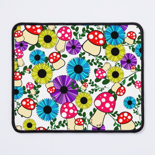 Item preview, Mushroom and Flowers design designed and sold by Alyssas-AAA.