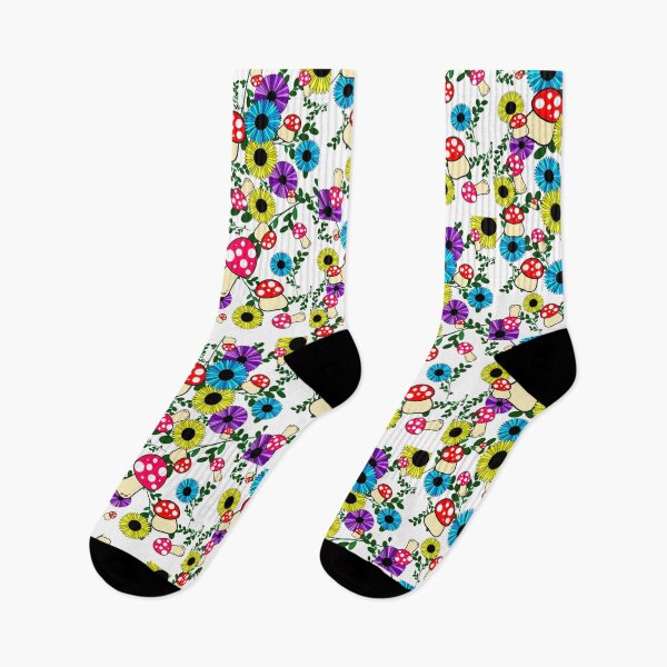 Item preview, Mushroom and Flowers design designed and sold by Alyssas-AAA.