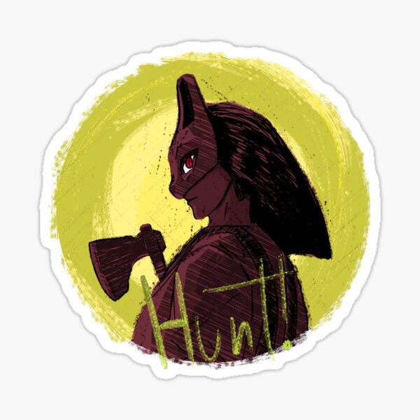 The Huntress (Anna) - Dead By Daylight Character Fan Art - Dark Style Sticker