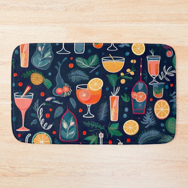 Item preview, Summery cocktail pattern - summer vibes designed and sold by unknown-places.
